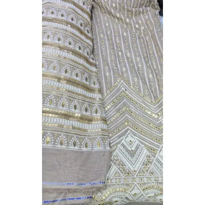 Beige bisht with long sleeves 5