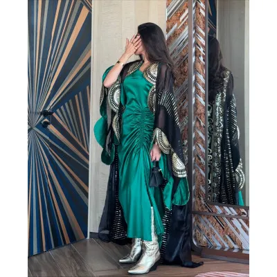 Circle green bisht set 1