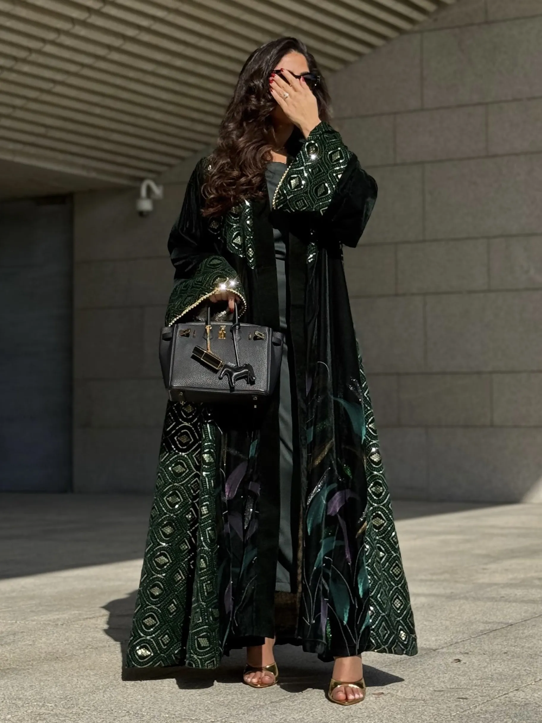 Green bisht for occasions 2