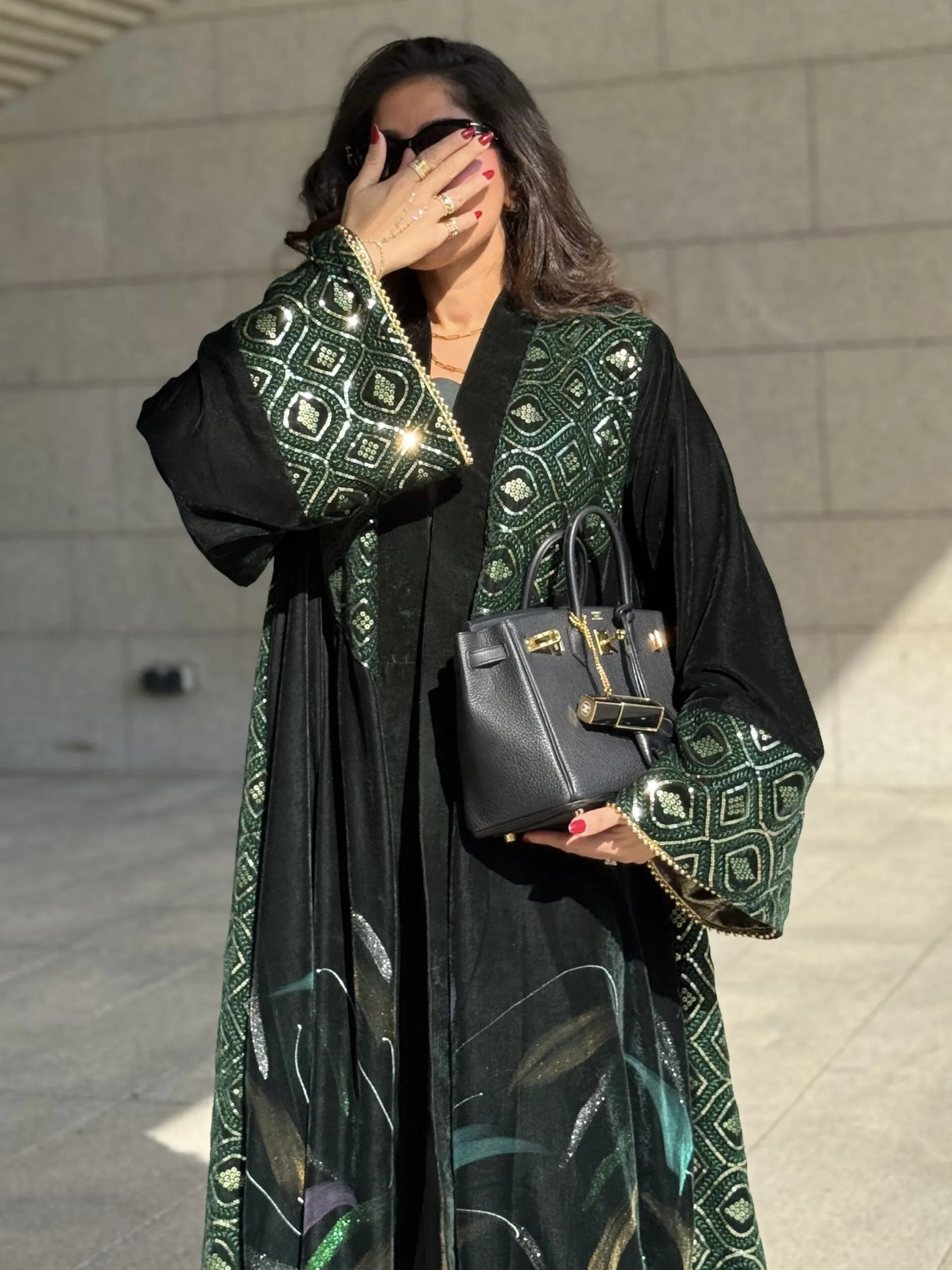 Green bisht for occasions 5
