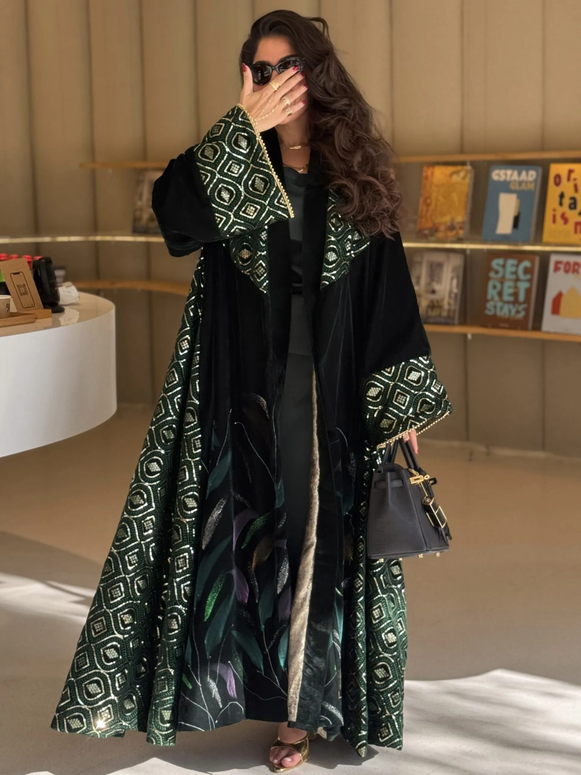 Green bisht for occasions main