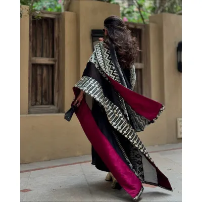 Shawl bisht set 3