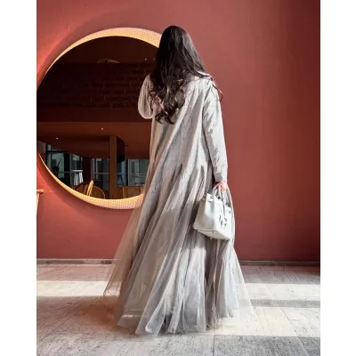 Silver champagne bisht set 3
