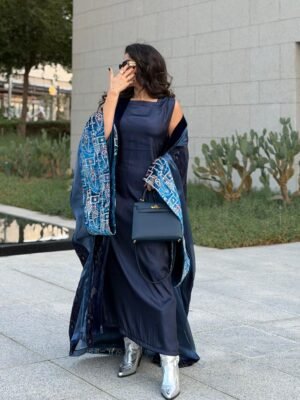 Royal Midnight Bisht Set