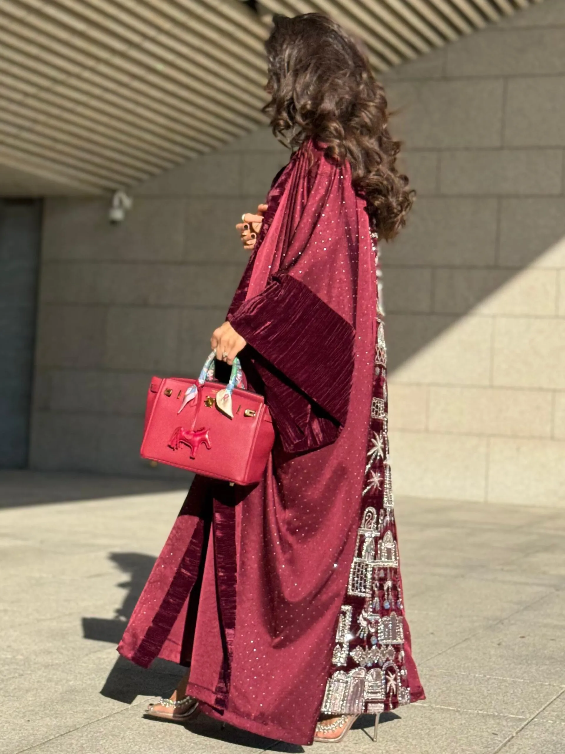 بشت كرستال عنابي_3