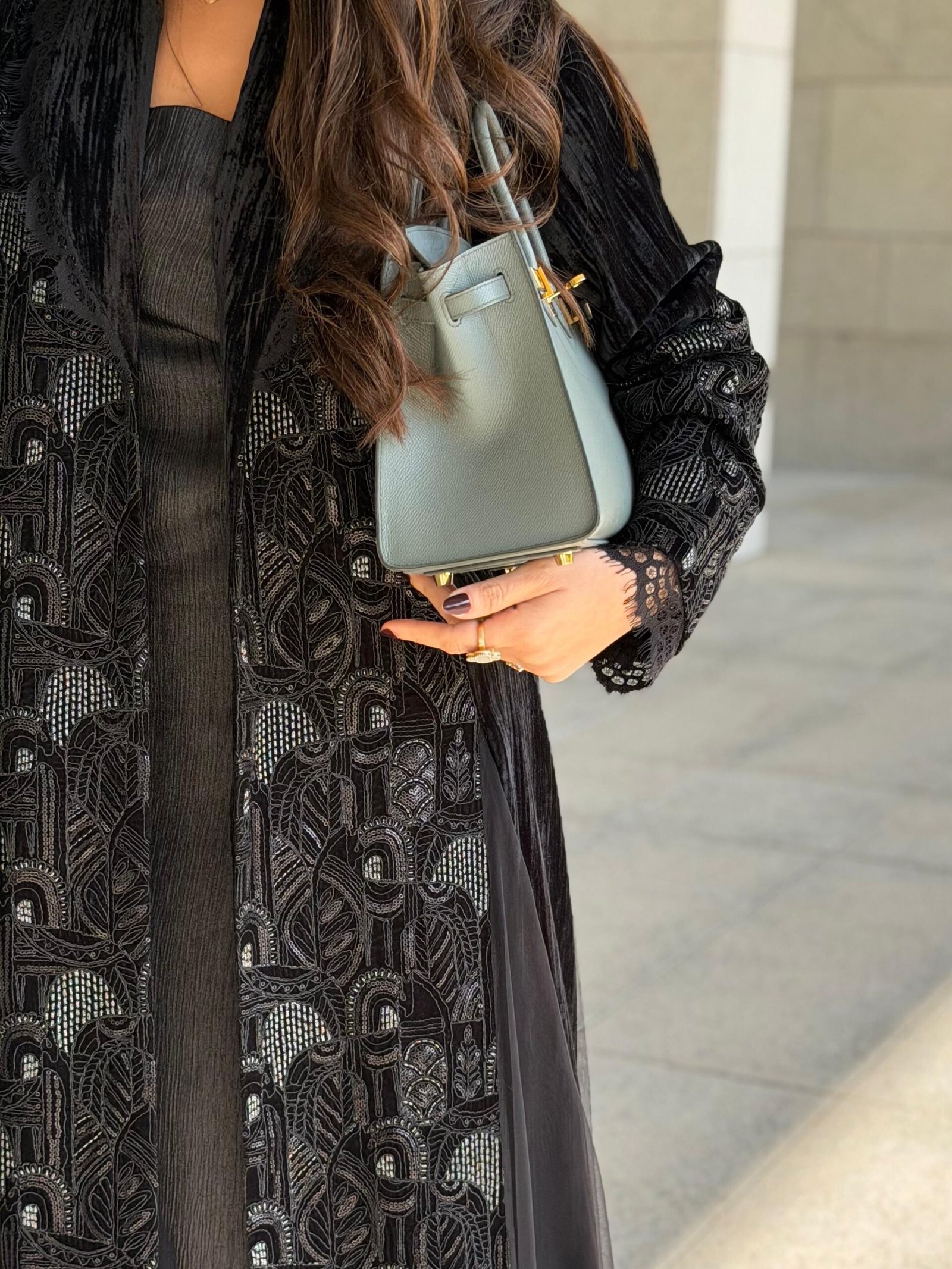 بشت مطرز بقصة البليزر_6