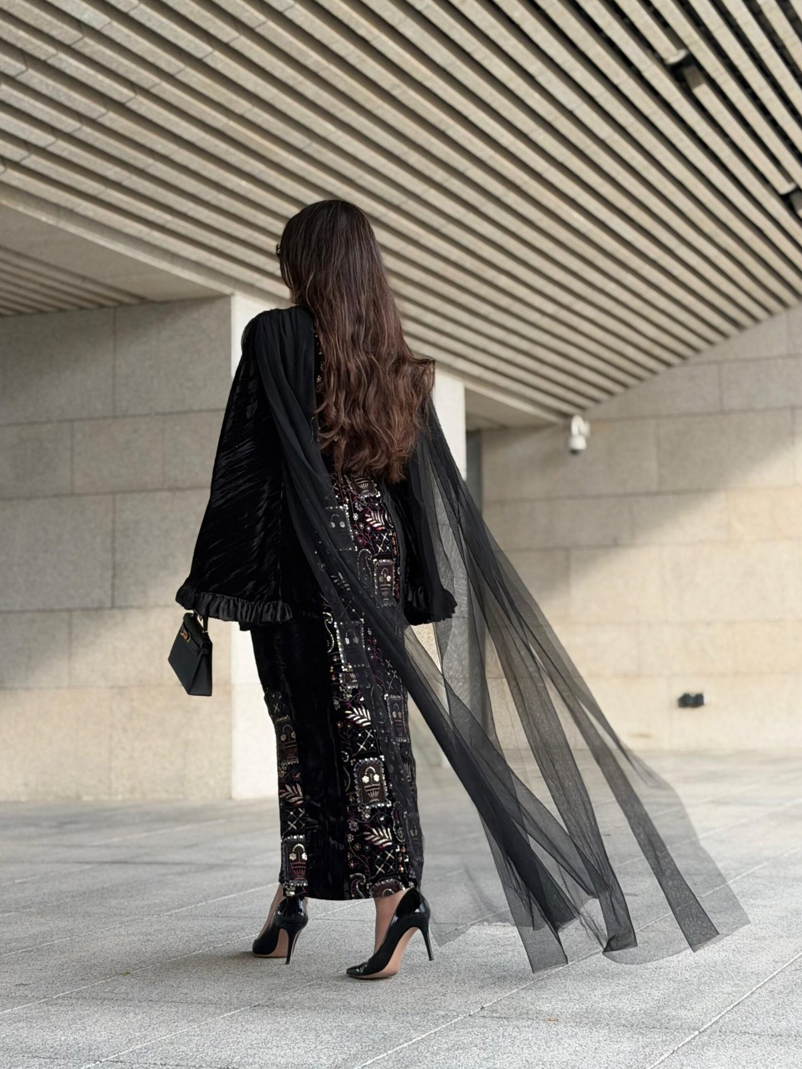 كفتان مخمل منسدل_2