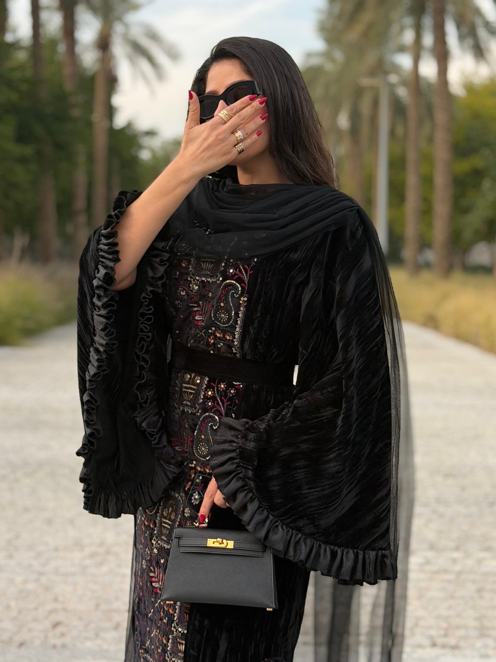 كفتان مخمل منسدل_4